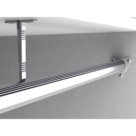 Gancio per Fissaggio Da Soffitto Muro Tetto in Armadio Sottopensile Mensola del Profilo Barra Alluminio Tondo BA6001