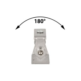 Staffa Regolabile Slim Da Soffitto Muro Per Profili Alluminio