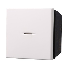 ETTROIT Deviatore Assiale 2M 2P 16A Colore Bianco Compatibile Con Bticino Axolute
