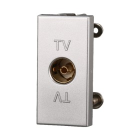 ETTROIT Connettore Presa TV Femmina Colore Grigio Compatibile Con Bticino Axolute