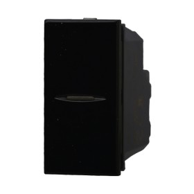 ETTROIT Invertitore Assiale 1P 16A Colore Nero Compatibile Con Bticino Axolute