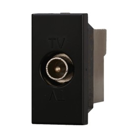 ETTROIT Connettore Presa TV Terminale Maschio Colore Nero Compatibile Con Bticino Axolute