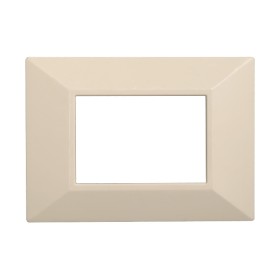 ETTROIT Placca Piramide Serie Moon 3P Colore Sabbia Compatibile Con Bticino Axolute