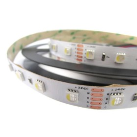 24V Bobina Led RGBW Freddo RGB+CW 30W/M 300 Smd 5 Metri IP20