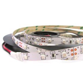 Bobina Led Biadesivo 5 Metri 300 SMD DC 12V Bianco Caldo 3000K Senza Silicone
