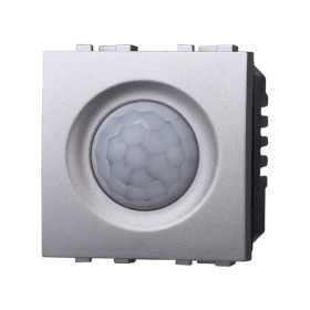 ETTROIT Sensore Movimento PIR Timer 2P 2M Colore GRIGIO Compatibile Con Bticino Living International