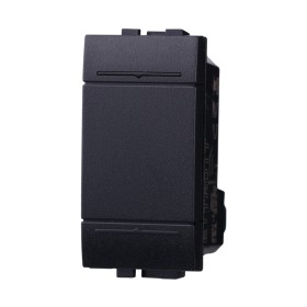ETTROIT Invertitore 1P 16A Unipolare Colore Nero Compatibile Con Bticino Living International