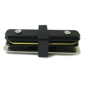 Giunto Lineare a I Connettore Per Binario Illuminazione Faretti Led Modello I Colore Nero Per Mono Fase