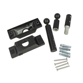 Kit Staffa di Fissaggio Per Per Sistema Tensostruttura Luce Led StarLine Per 2 Lati