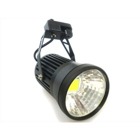 Faro Lampada Led A Binario 220V 20W Bianco Freddo Modello Nero Tracking Lamp Spot Light Led