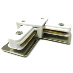 Giunto a L Connettore Per Binario Dei Faretti Led A Binario Modello L Colore Bianco Per Mono Fase