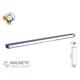 Plafoniera Led Lineare 30W 24V Caldo 3000K CRI 90 UGR 19 Per Sistema Binario Magnetico SKU-7956