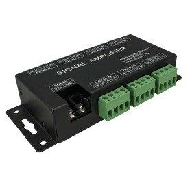 Amplificatore Segnale SPI Dream Color Signal Amplifier 6 Canali Per Bobina Led Magic Color 12V 24V HC600