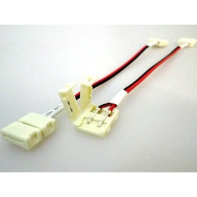 4 PZ Connettore 10mm Per Collegare Due Strip Led Smd 5050 Senza Saldare