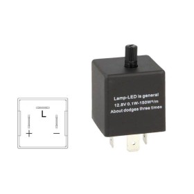 Flasher Led Lampeggiatore Rele Relay Frequenza Regolabile 3 Pin 12V CF13 Per Frecce Led Auto Giapponese