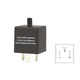 Flasher Led Lampeggiatore Rele Relay Frequenza Regolabile 3 Pin 12V CF14 Per Frecce Led Auto Europea Americano