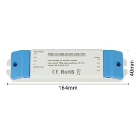 Amplificatore Led RGB e Mono Colore 220V 3X2A Per Striscia Led Alta Tensione Compatibile Con Centralina 12V 24V