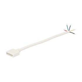 2 PZ Connettori Femmina Con 5 Buchi  Per Striscia Bobina Led RGBW RGB+W
