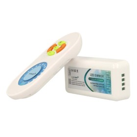 Led Controller Dimmer Mono Colore Canale RF Wireless 2,4G Telecomando Touch 12V 24V 12A
