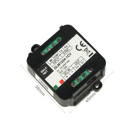 Dalcnet DLM1224-1CV Led Dimmer Master Slave Amplificatore PWM 12V 24V 10A Pulsante N.O. 0/1-10V Potenziometro