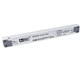 Alimentatore Ultra Slim Sottile 30W 24V Trasformatore CV Per Striscia Led Profili Alluminio