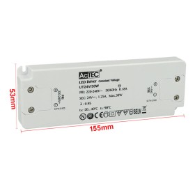 Alimentatore Trasformatore CV Super Slim 17mm 24V 30W 1,25A