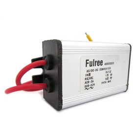 Alimentatore Step Down Convertitore AC-DC o DC-DC 3A Da AC 8-36V o DC 8-52V a DC 5V Fulree