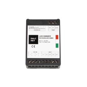 Dalcnet DLX1224-4CV-DMX Led Dimmer DMX512 4 Canali RGB RGBW