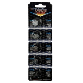 Pila Batteria A Bottone Extrastar CR1225 3V Confezione Da 5 Pile