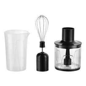 Set Frullatore a Immersione 500W 600W Miscelatore a Mano con Funzione Turbo e Lame in Acciaio Inox Inclusi Frusta a Filo Bicchiere Graduato