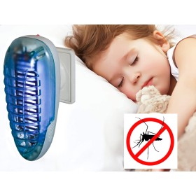 Zanzariera Elettrica Lampada Neon T5 G5 UV Antizanzare Insetticida 4W 220V