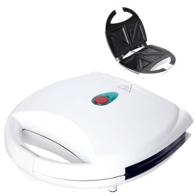 Piastra Tostapane per Toast a 2 Fette 800W Sandwich Maker Elettrica Piastre Triangolari Rivestimento Antiaderente Scaldamento Rapido