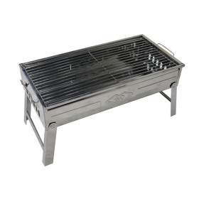 Griglia Barbecue da Tavola a Carbonella BBQ Carbon 45X23X22cm Acciaio Inox