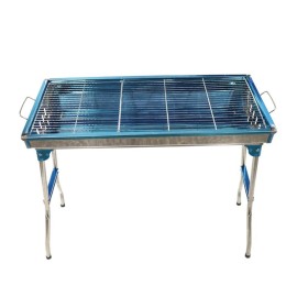 Griglia Barbecue Grande BBQ Carbon 70X31X70cm Acciaio Inox
