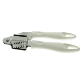 Spremiaglio Schiaccia Aglio Manuale In Acciaio Inox Con Maniglia In Plastica Piatta