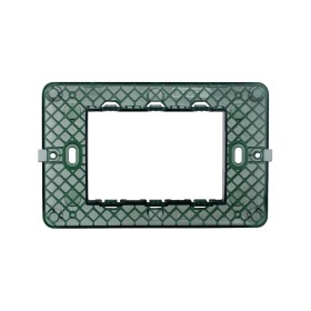 ETTROIT Supporto 3P Serie Starlight 3 Posti Compatibile Con Vimar Plana