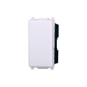 ETTROIT Interruttore 1P 16A Unipolare Colore Bianco Compatibile Con Vimar Plana