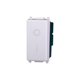 ETTROIT Interruttore 16A Bipolare 0-1 Colore Bianco Compatibile Con Vimar Plana