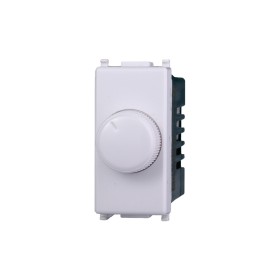 ETTROIT Regolatore Dimmer A Manopola 220V 100-1000W Colore BIANCO Compatibile Con Vimar Plana