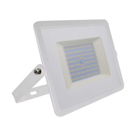 Faro Led Flood Light 100W 8700lm IP65 Slim 261X217X32mm Carcassa Bianca Luce 4000K SKU-215968