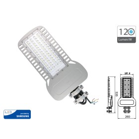 Lampione Stradale Led 100W 6400K 120lm/W Street Lamp Per Strada Giardino Villa IP65 SKU-21961