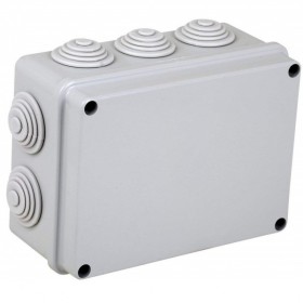 Scatola Di Derivazione Da Parete Con Passacavi Stagna IP55 120X80X50mm Coperchio Con Viti In Metallo
