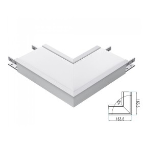 Connettore Giunto Forma L Standard 8W Bianco 4000K Per Lampada Led Lineare Da Incasso FP0381 SKU-385