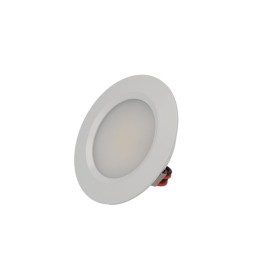 Mini Faretto Led Da Incasso Carcassa Bianca Rotondo 3W AC/DC 12V DC 24V Bianco Caldo Foro 50mm