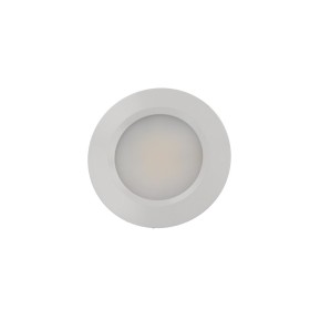 Mini Faretto Led Da Incasso Carcassa Bianca Rotondo 3W AC/DC 12V DC 24V Bianco Neutro Foro 50mm