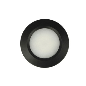 Mini Faretto Led Da Incasso Carcassa Nera Rotondo 3W AC/DC 12V DC 24V Bianco Freddo Foro 50mm