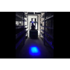 Lampada Faretto Fanale Led Per Carrello Elevatore Muletto Luce Blu 9V-60V 20W Avvertimento Visiva Segnalazione