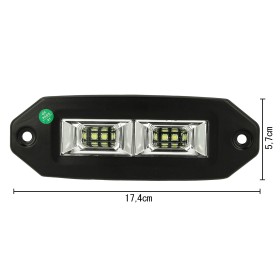 Fanale Luci Diurne A Led DRL Work Light Faro Da Lavoro Cree 20W 12V 24V Per Auto Camion