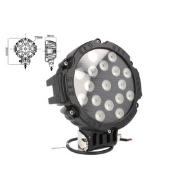 Faro Led Supplementare Profondita 12V 24V 51W Rotondo Super Luminoso Luce Beam