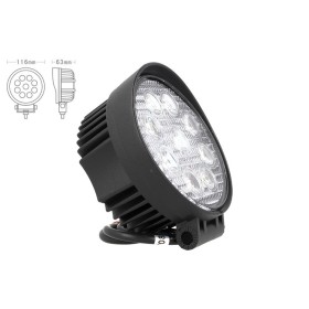 Faro di Profondita Led Rotondo 12V 24V 27W